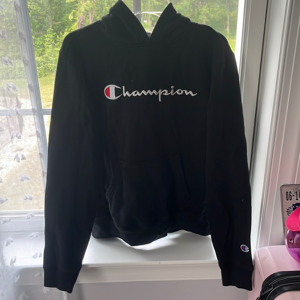 Black Champion Kids Hoodie